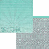 Moxxie - Faith Collection - 12 x 12 Double Sided Paper - Baptism
