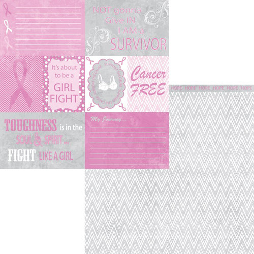 Moxxie - Fighting Back Collection - 12 x 12 Double Sided Paper - Fighting Back Cards
