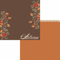 Moxxie - Forever Fall Collection - 12 x 12 Double Sided Paper - Autumn