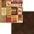 Moxxie - Fall Harvest Collection - 12 x 12 Double Sided Paper - Fall Cutouts