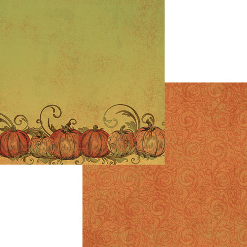 Moxxie - Fall Harvest Collection - 12 x 12 Double Sided Paper - Perfect Pick