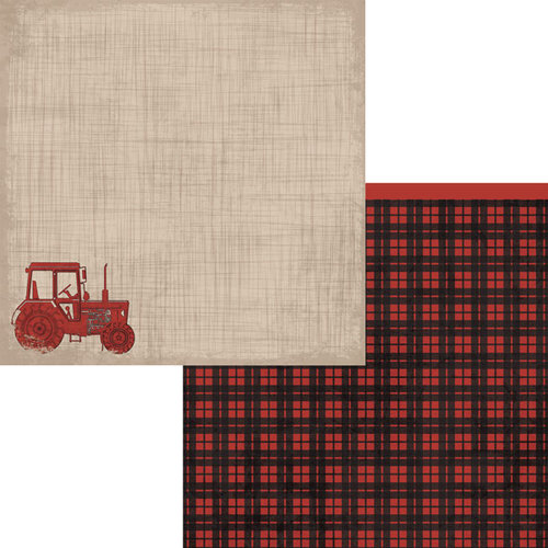 Moxxie - Farm Life Collection - 12 x 12 Double Sided Paper - In the Fields