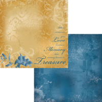 Moxxie - Forever Remembered Collection - 12 x 12 Double Sided Paper - Treasure