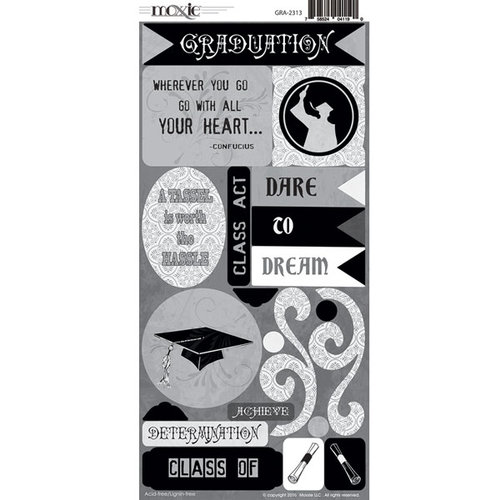 Moxxie - Graduation Collection - Cardstock Stickers