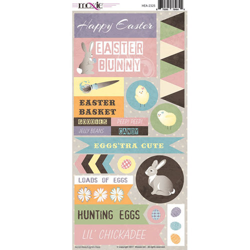 Moxxie - Hoppy Easter Collection - Cardstock Stickers
