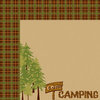 Moxxie - Happy Camper Collection - 12 x 12 Double Sided Paper - Gone Camping