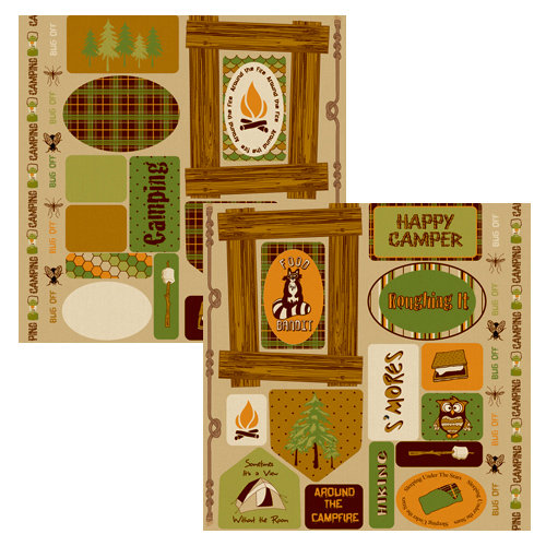 Moxxie - Happy Camper Collection - Cardstock Die Cuts