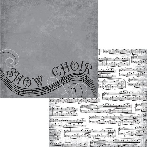 Moxxie - Music In Me Collection - 12 x 12 Double Sided Paper - Choir