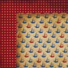 Moxxie - Nautical Collection - 12 x 12 Double Sided Paper - Ship Ahoy