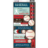 Moxxie - Play Ball Collection - Cardstock Stickers - Baseball