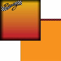 Moxxie - Racing Collection - 12 x 12 Double Sided Paper - Racing