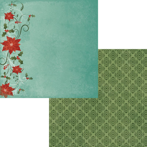 Moxxie - Season's Greetings Collection - Christmas - 12 x 12 Double Sided Paper - Holly Jolly
