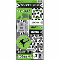 Moxxie - Soccer Collection - Cardstock Stickers