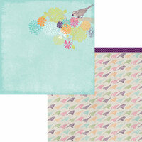 Moxxie - Springtime Collection - 12 x 12 Double Sided Paper - Songbirds