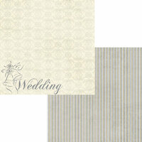 Moxxie - Wedded Bliss Collection - 12 x 12 Double Sided Paper - Wedding
