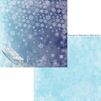 Moxxie - Winterland Collection - 12 x 12 Double Sided Paper - Slip Slidin