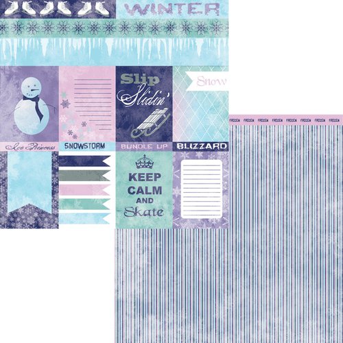 Moxxie - Winterland Collection - 12 x 12 Double Sided Paper - Winterland Cutouts