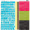 Nikki Sivils - School is Cool Collection - 12 x 12 Cardstock Stickers - Blue Alphabet