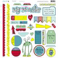 Nikki Sivils - My Lil' Monster Collection - 12 x 12 Punch Outs