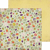 Nikki Sivils - Get Well Soon Collection - 12 x 12 Double Sided Paper - Germs