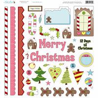 Nikki Sivils - Gingerbread Land Collection - Christmas - 12 x 12 Punch Outs