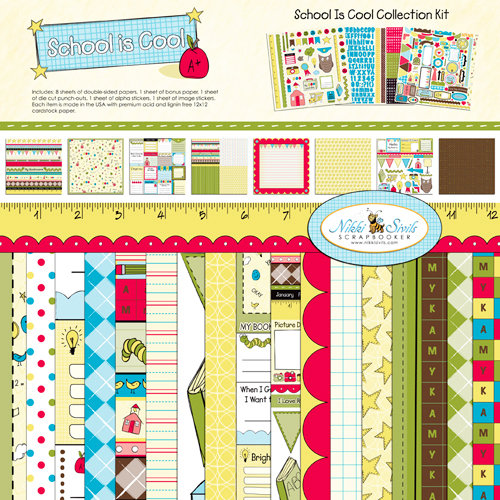 Nikki Sivils - School is Cool Collection - 12 x 12 Collection Kit