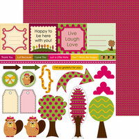 Nikki Sivils - Beatrice Collection - 12 x 12 Double Sided Paper - Beatrice Cut Ups