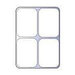 ScrapOnizer - The Clear Solution - Scrapbook and Craft Toolbox - 4 Compartments - Individual Trays
