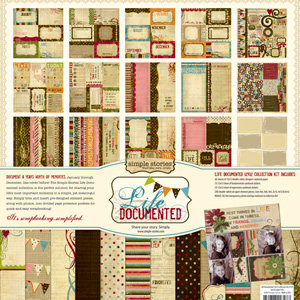 Memory Works - Simple Stories - Life Documented Collection - 12 x 12 Collection Kit