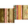 Memory Works - Simple Stories - Life Documented Collection - 12 x 12 Double Sided Paper - Border and Title Strip Elements