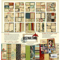 Memory Works - Simple Stories - Destinations Collection - 12 x 12 Collection Kit