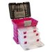 Creative Options - Grab'n Go - 3-By Rack System - Magenta and Sparkle Gray - Medium