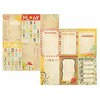 Memory Works - Simple Stories - 100 Days of Summer Collection - 12 x 12 Double Sided Paper - Journaling Card Elements