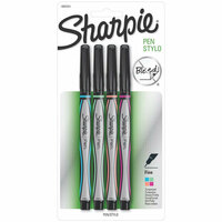 Sharpie - Fine Point - Stylo Pens - Turquoise, Watermelon, Hot Pink and Clover - 4 Pack
