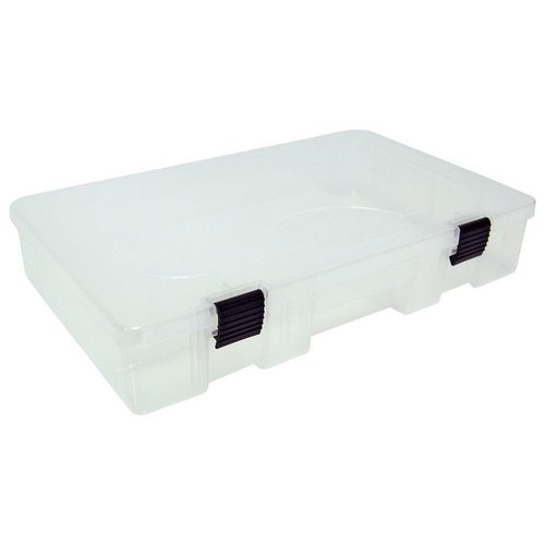 Creative Options - Pro Latch Deep Utility Box - 6-21 Compartments - Clear with Black
