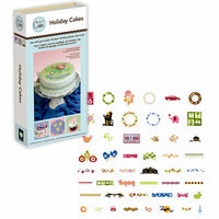 Provo Craft - Cricut Cake - Personal Electrontic Cutting Machine for Cake Decorating - Holiday Cakes - Shapes Phrases and Font Cartridge