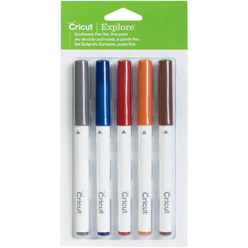Provo Craft - Cricut - Explore - Personal Electronic Cutting System - Medium Point Pen Set - Southwest