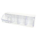 Deflecto - White Interlocking Craft Storage Tilt Bin - 4 Bins