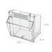 Deflecto - White Interlocking Craft Storage Tilt Bin - 6 Bins