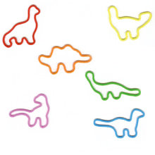 Pepperell Crafts - Memory Shape Rubber Bands - Dinosaurs