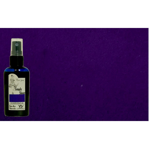Tattered Angels - Plain Jane Collection - Simply Sheer - Watercolor Matte Mist - 2 Ounce Bottle - Dark Purple