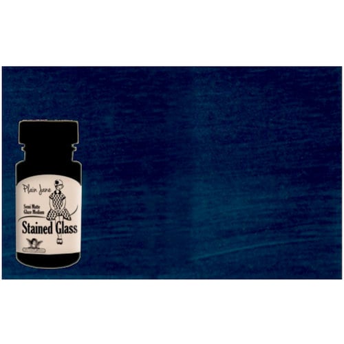 Tattered Angels - Plain Jane Collection - Stained Glass - Semi Matte Glaze - 1.35 Ounce Bottle - Blue