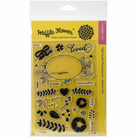 Waffle Flower Crafts - Clear Acrylic Stamps - Loved