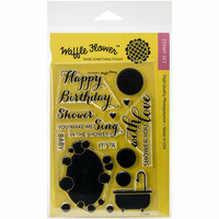 Waffle Flower Crafts - Clear Acrylic Stamps - Shower