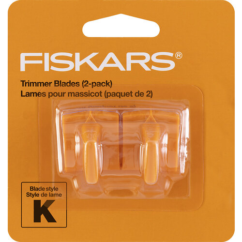 Fiskars TRIMMER BLADE Refill 2-pack Titanium High-Profile (K Style Bla –  Hallmark Scrapbook