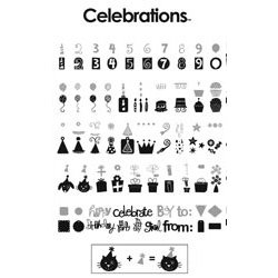 Provo Craft - Cricut Personal Electronic Cutting System - Celebrations - Shapes Cartridge, CLEARANCE