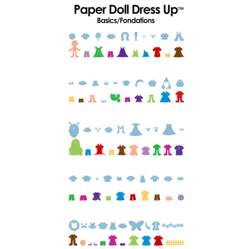 Provo Craft - Cricut Personal Electronic Cutting System - Paper Doll Dress Up - Shapes Cartridge, CLEARANCE