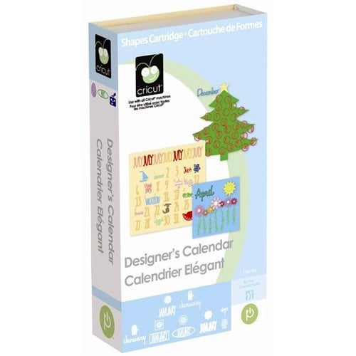 Provo Craft - Cricut Personal Electronic Cutting System - Designer's Calendar - Words Numbers and Shapes Cartridge