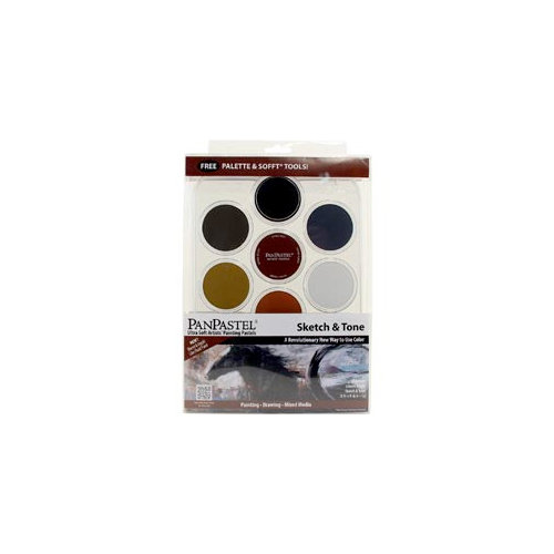 PanPastel - Colorfin - Ultra Soft Artists' Painting Pastels - Starter Set - Sketch and Tone