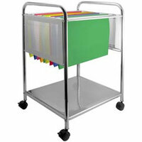 Cropper Hopper - Hanging File Trolley - Silver